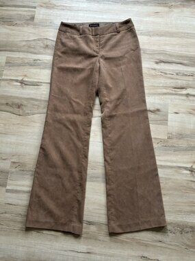 Della Spiga Italy Brown Corduroy Flare Pants